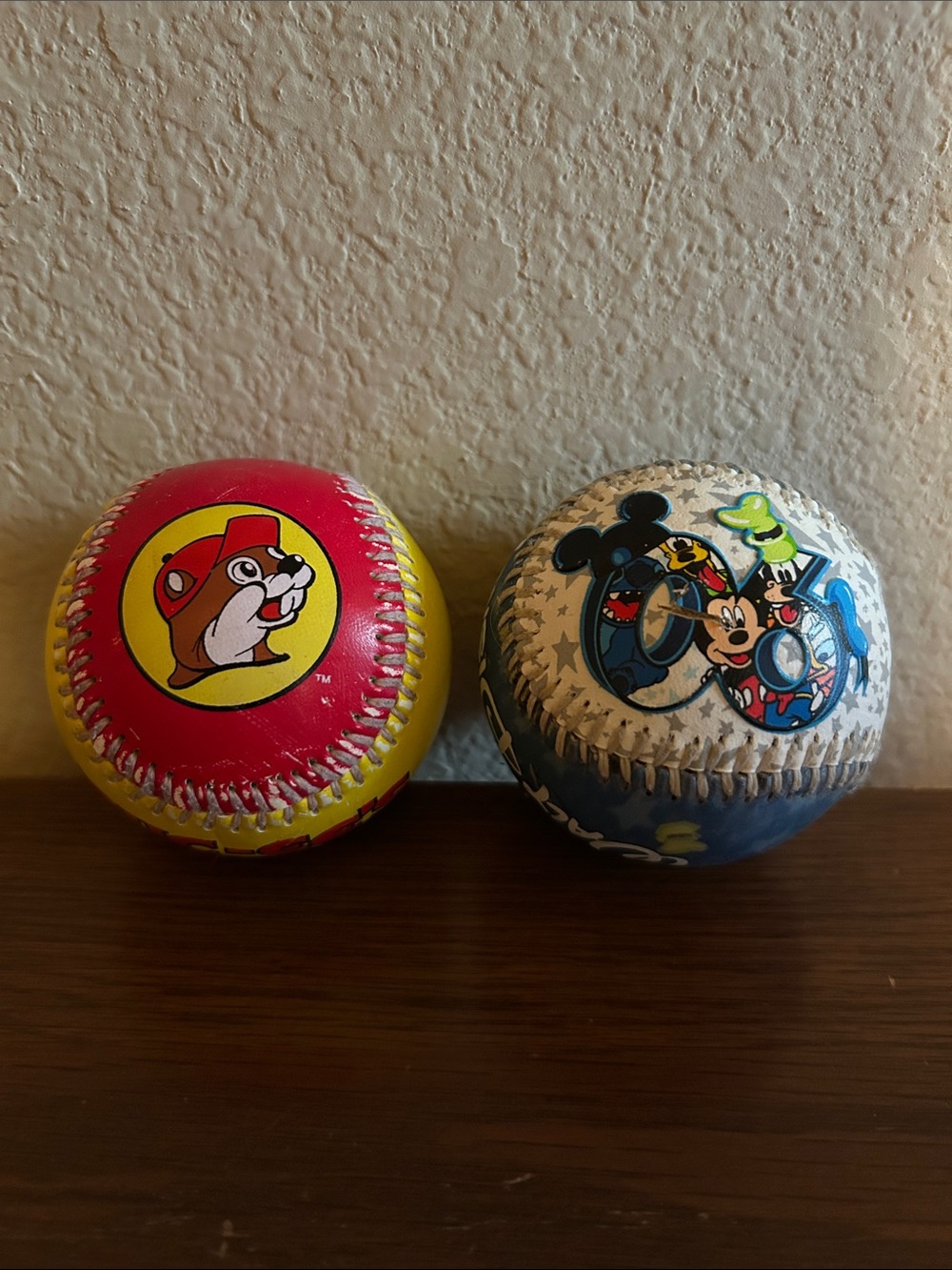 Disney Mickey Mouse baseball- Blue/White/Black and Buccees baseball